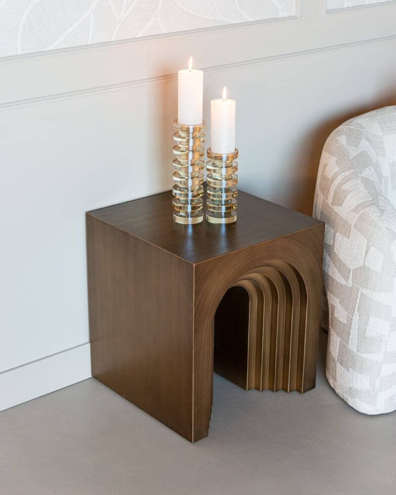 Bijzettafel Vevey brushed gold