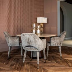 Eetkamerstoel Donnatella niagara stone fire retardant