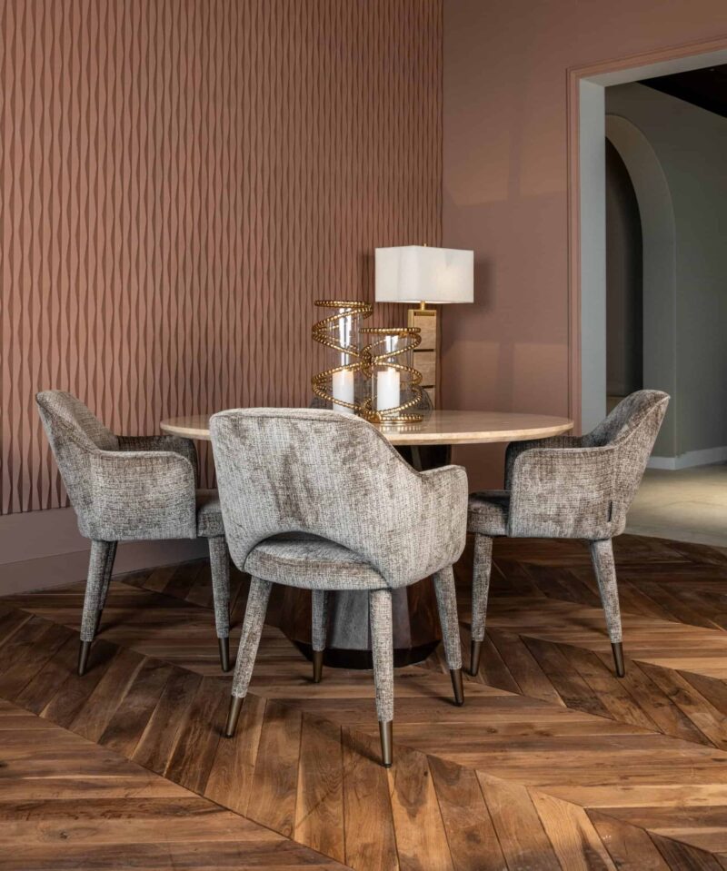 Eetkamerstoel Donnatella niagara stone fire retardant