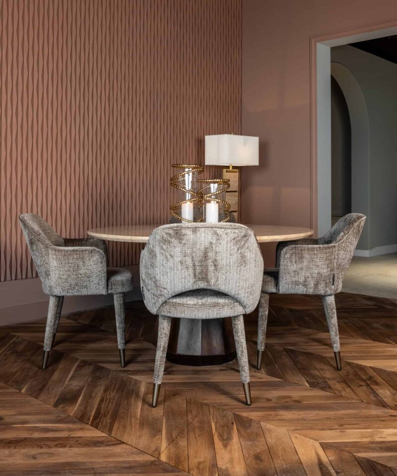 Eetkamerstoel Donnatella niagara stone fire retardant