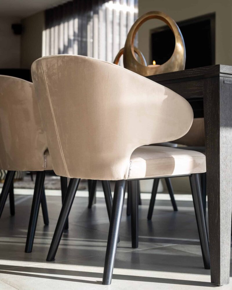 Barstoel Indigo khaki velvet