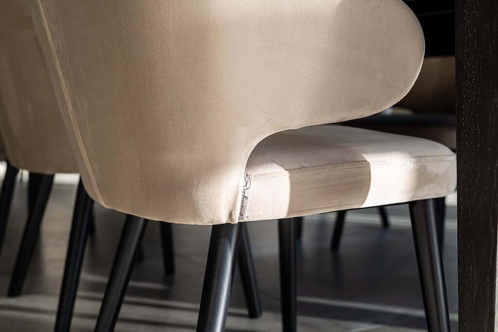Barstoel Indigo khaki velvet, detailfoto 16