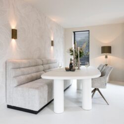 Bijzettafel Bloomstone white