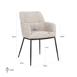 Eetkamerstoel Bella natural renegade