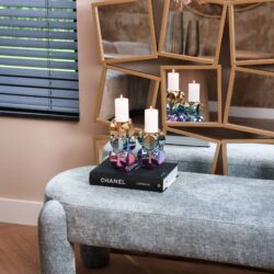 Bank Holly light blue chenille