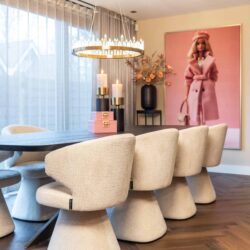 Eetkamerstoel Gatsbi niagara beige fire retardant