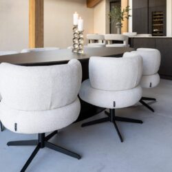 Eetkamerstoel Alexis biscotti swivel