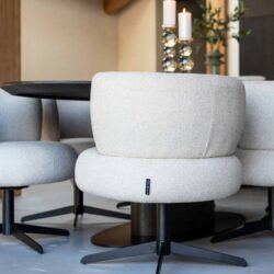 Eetkamerstoel Alexis biscotti swivel