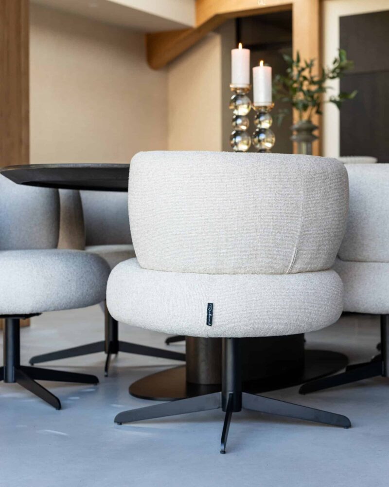 Eetkamerstoel Alexis biscotti swivel