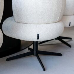 Eetkamerstoel Alexis biscotti swivel