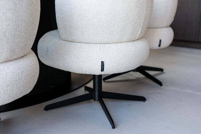 Eetkamerstoel Alexis biscotti swivel