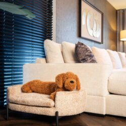 Hondenbed Dolly sheep natural