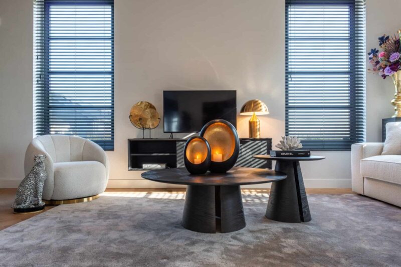 Salontafel Blax black 110Ø