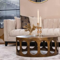 Salontafel Du Pont brushed gold