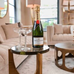 Salontafel Du Pont brushed gold