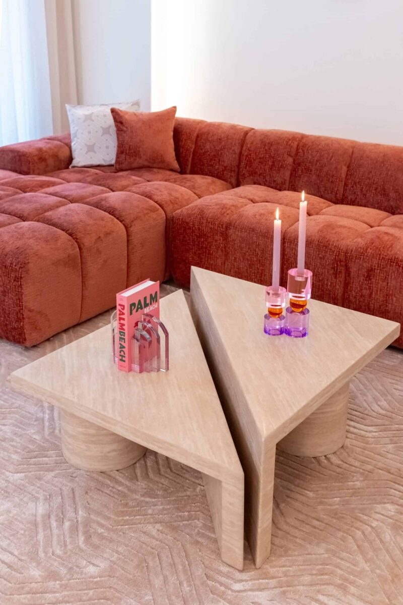 Salontafel Fictus beige (Set of 2)