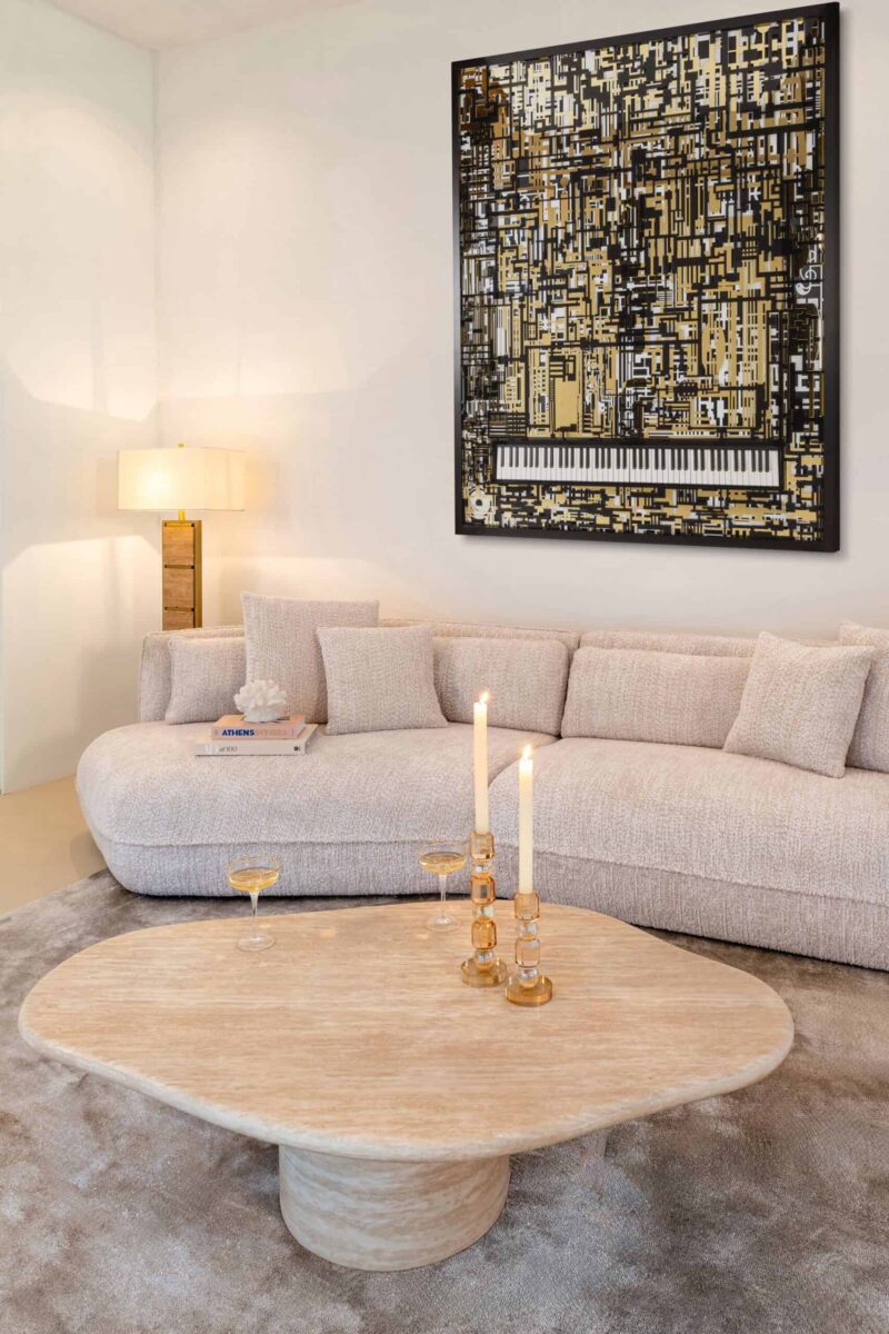 Salontafel Fictus beige 130