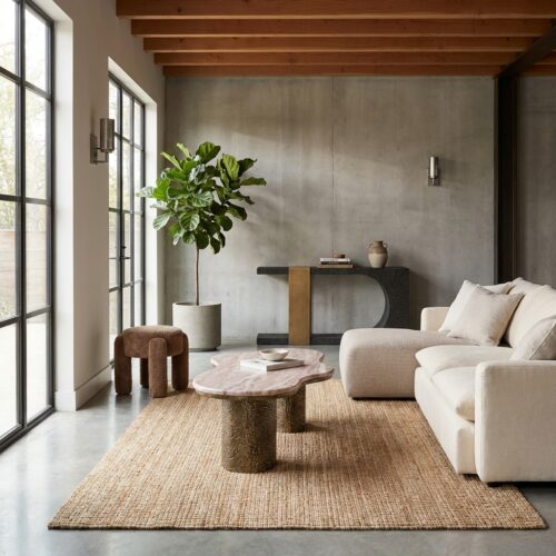 Salontafel Abandos brass antique