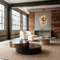 Salontafel Alexander Jones black/gold (Slice)