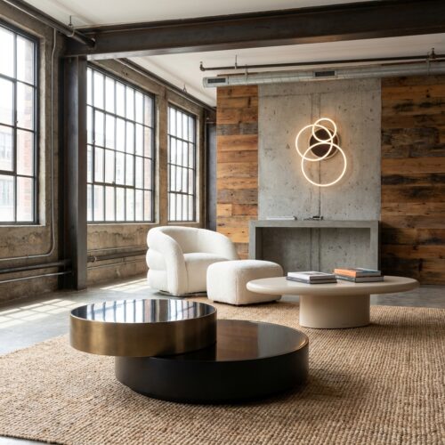 Salontafel Alexander Jones black/gold (Slice)