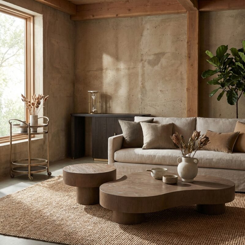 Salontafel Bogor bronze (Set of 2)