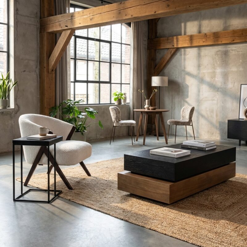 Salontafel Cambon dark coffee