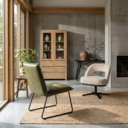 Seda Stoel - fabric Cherokee 13 green