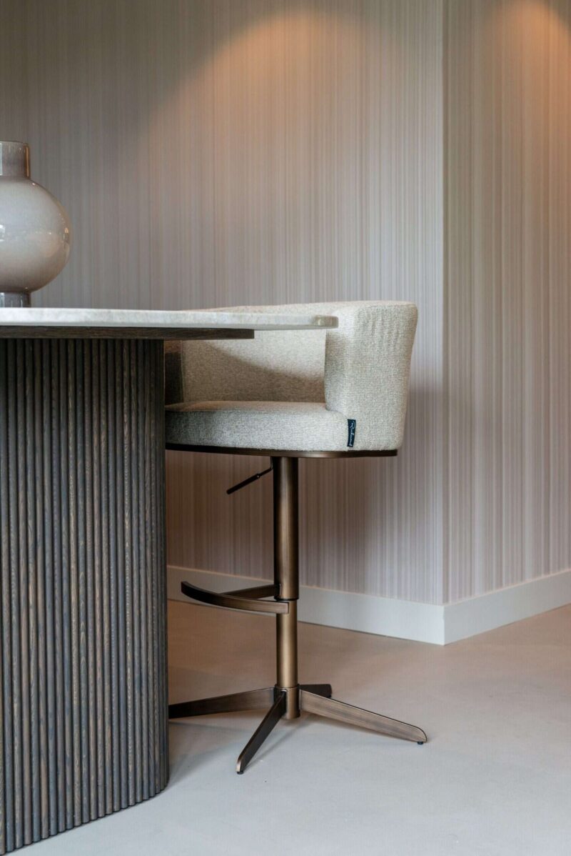 Barstoel Cheyenne biscotti swivel