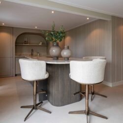 Barstoel Cheyenne biscotti swivel