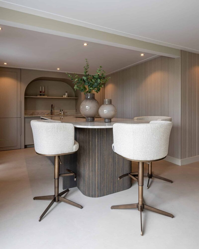 Barstoel Cheyenne biscotti swivel