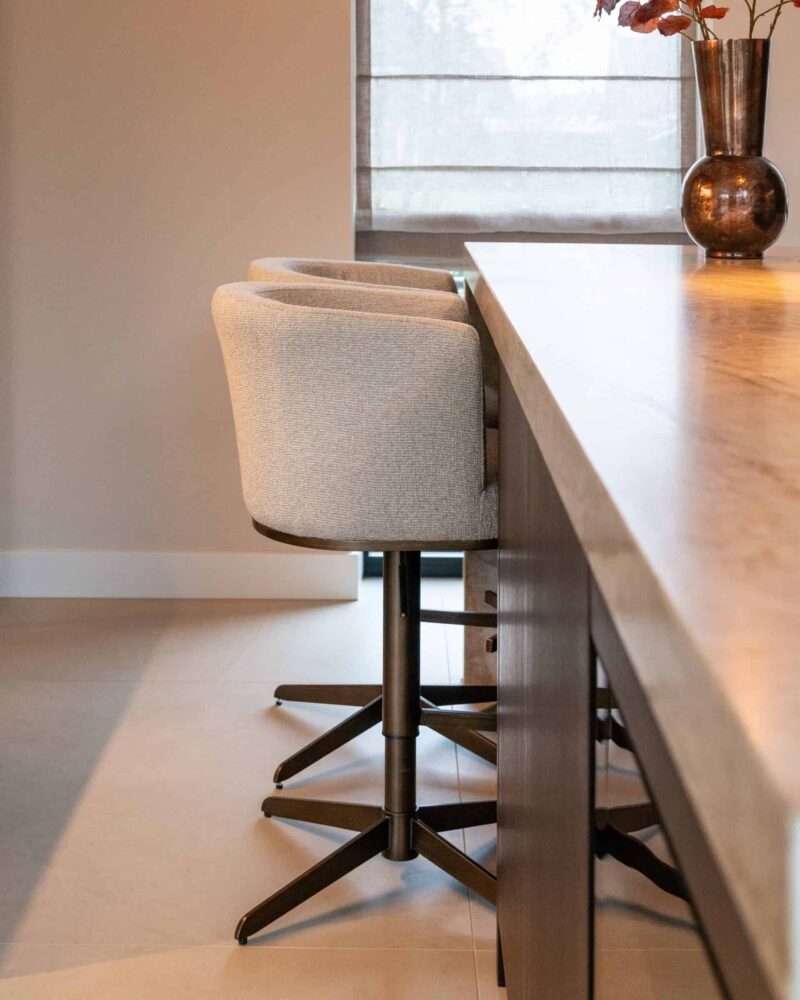 Barstoel Cheyenne biscotti swivel