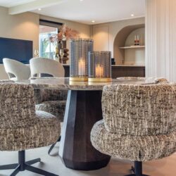 Eetkamerstoel Alexis brown omara swivel