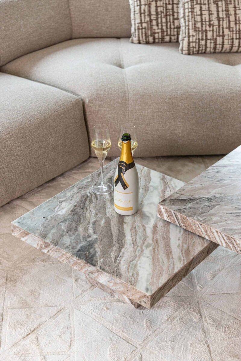 Salontafel Rashford Blush beige (Set of 2)