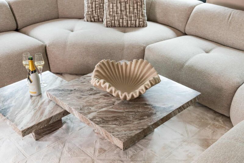 Salontafel Rashford Blush beige (Set of 2)