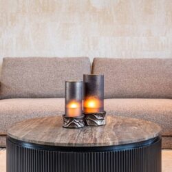 Bank Trentino cayenne brown 3,5-seater + lounge left or right