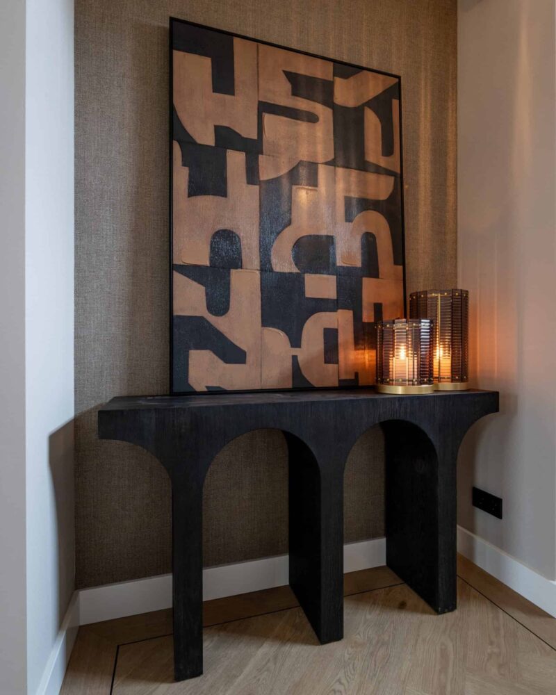 Wall art Cascade brown