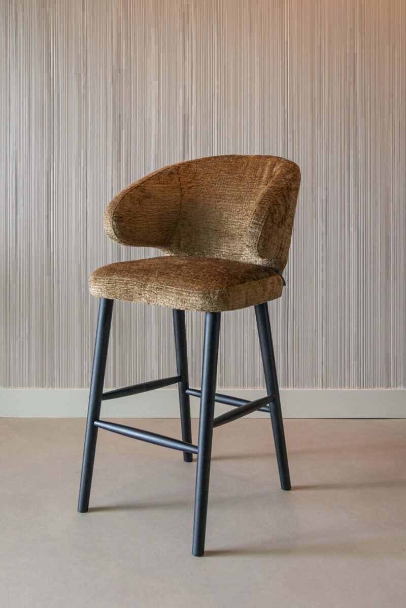 Barstoel Indigo old gold triangle