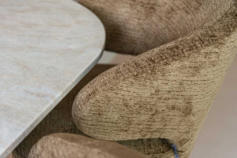 Barstoel Indigo old gold triangle