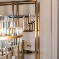 Wandkast Magnus brushed gold