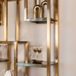 Wandkast Magnus brushed gold