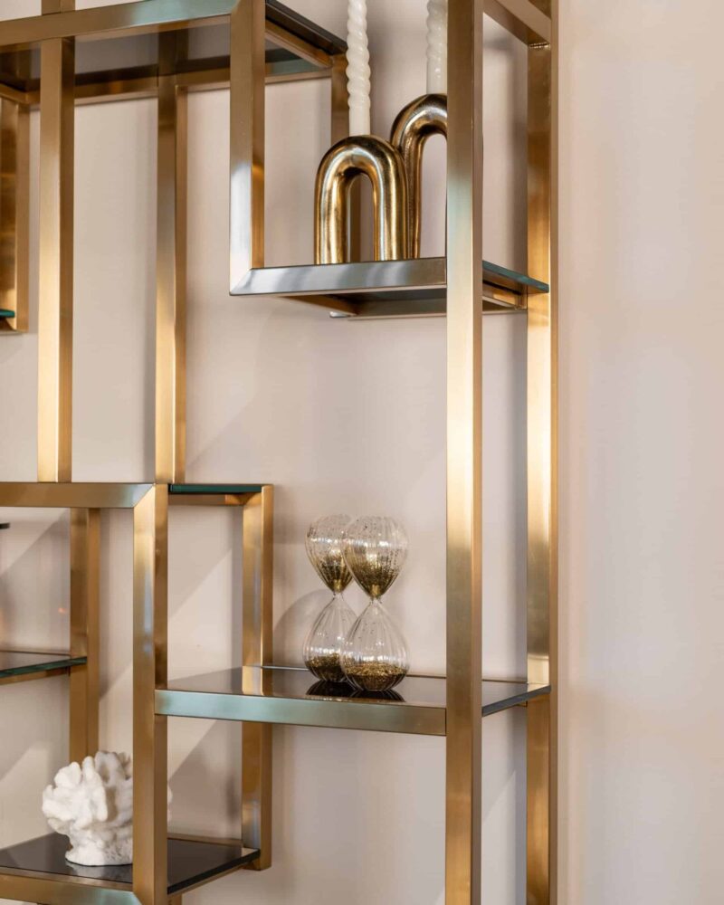 Wandkast Magnus brushed gold