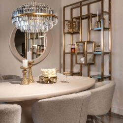 Wandkast Magnus brushed gold