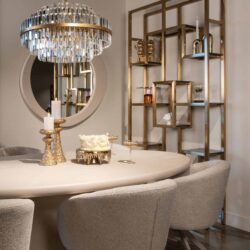 Wandkast Magnus brushed gold