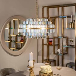 Wandkast Magnus brushed gold