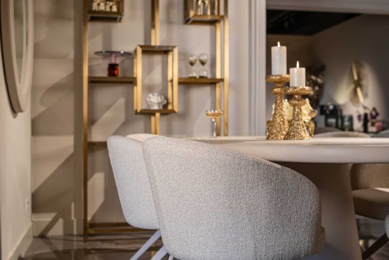 Wandkast Magnus brushed gold