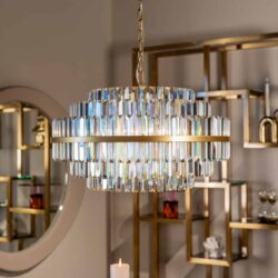 Wandkast Magnus brushed gold