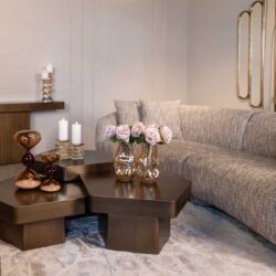 Bank met afneembare kussens en handgemaakte details