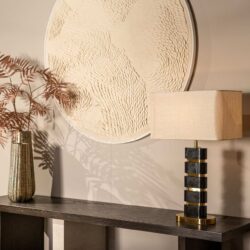 Tafellamp Levina black/gold