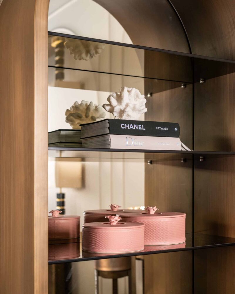 Wandkast Bowic in profiel