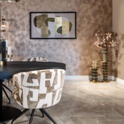 Wandlamp Anya in interieur, warme sfeer